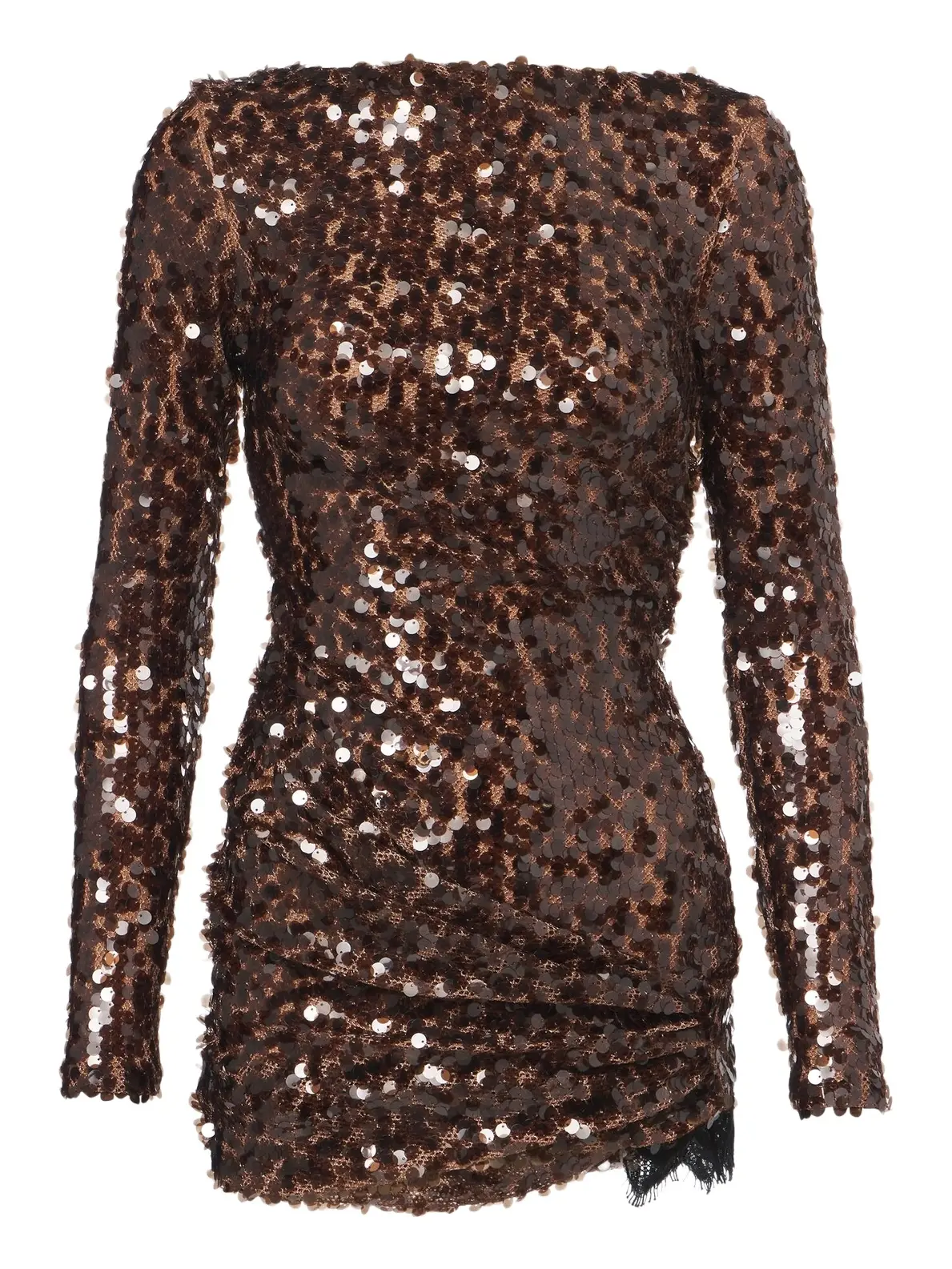 Christopher Esber Opaline sequined open-back minidress