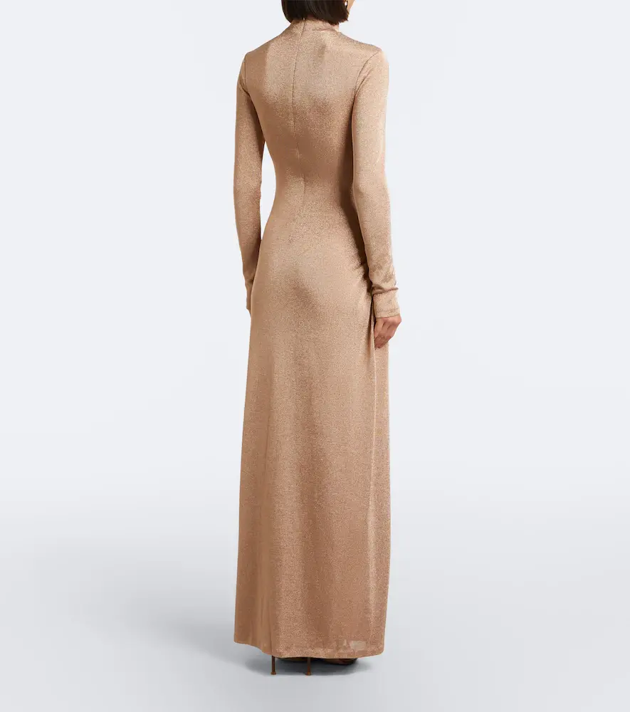 Christopher Esber Embellished draped jersey lamé gown | Thumbnail 5