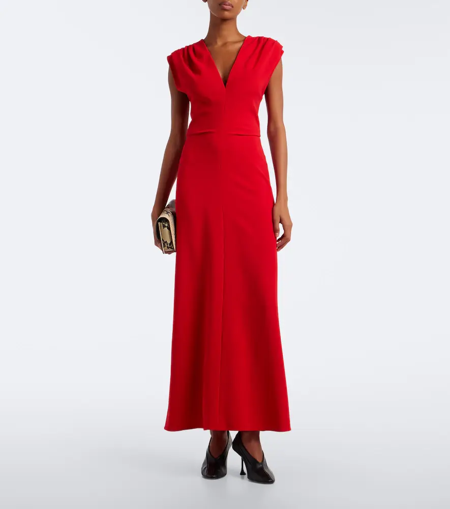 Proenza Schouler Geraldine draped crêpe maxi dress | Thumbnail 2 Proenza Schouler Geraldine draped crêpe maxi dress | Thumbnail 2