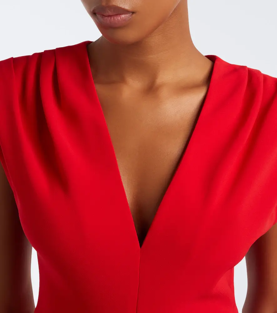 Proenza Schouler Geraldine draped crêpe maxi dress | Thumbnail 4 Proenza Schouler Geraldine draped crêpe maxi dress | Thumbnail 4
