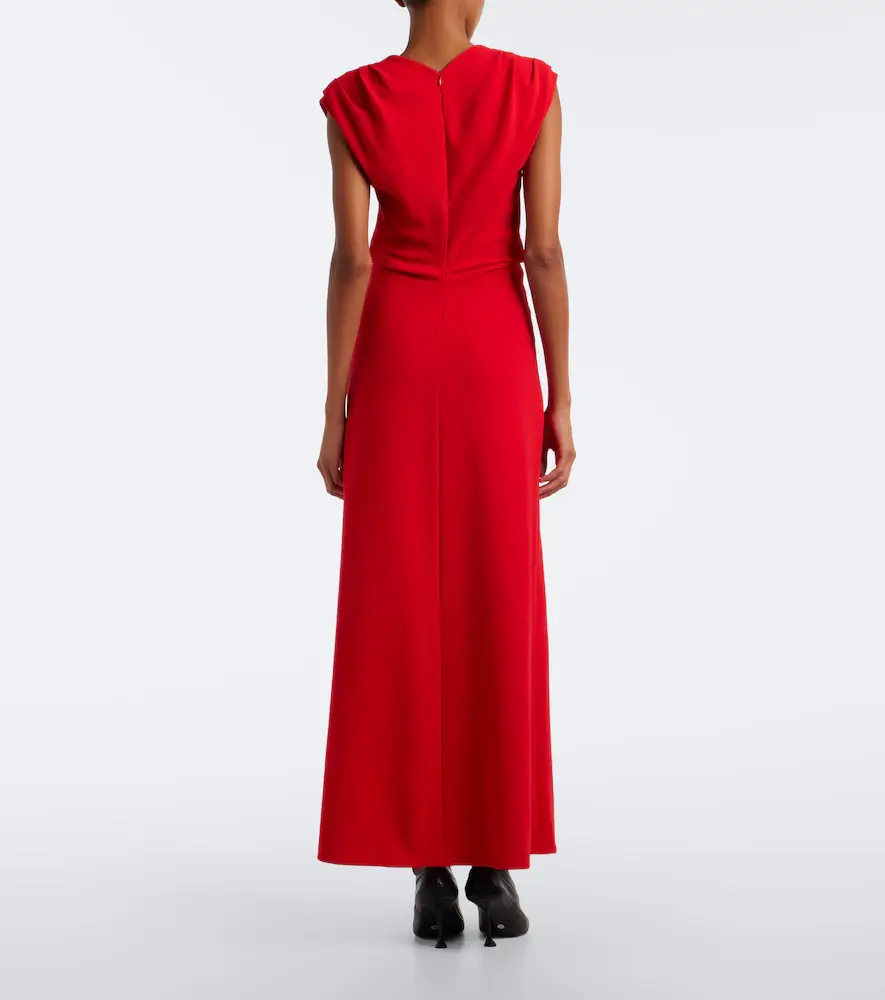 Proenza Schouler Geraldine draped crêpe maxi dress | Thumbnail 5 Proenza Schouler Geraldine draped crêpe maxi dress | Thumbnail 5