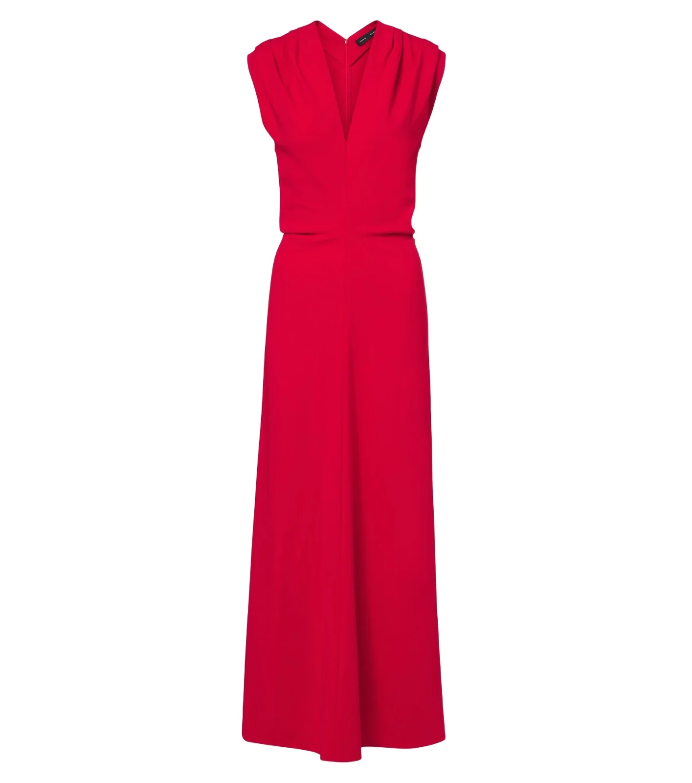 Geraldine draped crêpe maxi dress Geraldine draped crêpe maxi dress