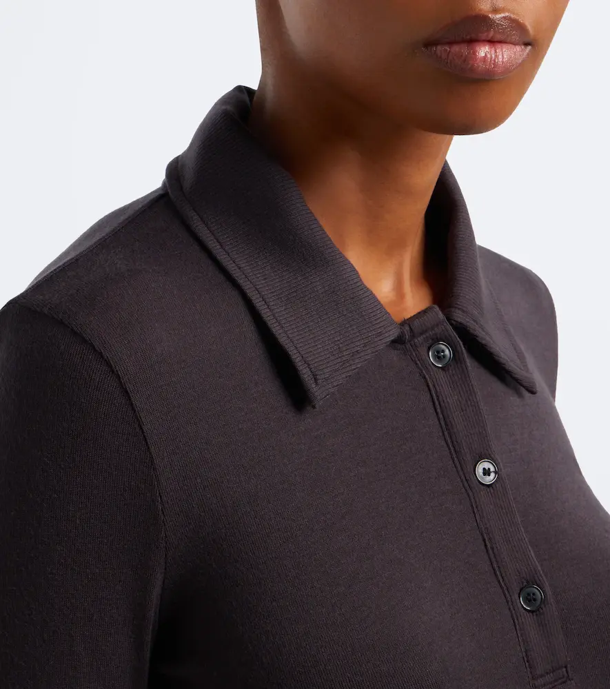 AGOLDE Amos jersey polo shirt | Thumbnail 2 AGOLDE Amos jersey polo shirt | Thumbnail 2