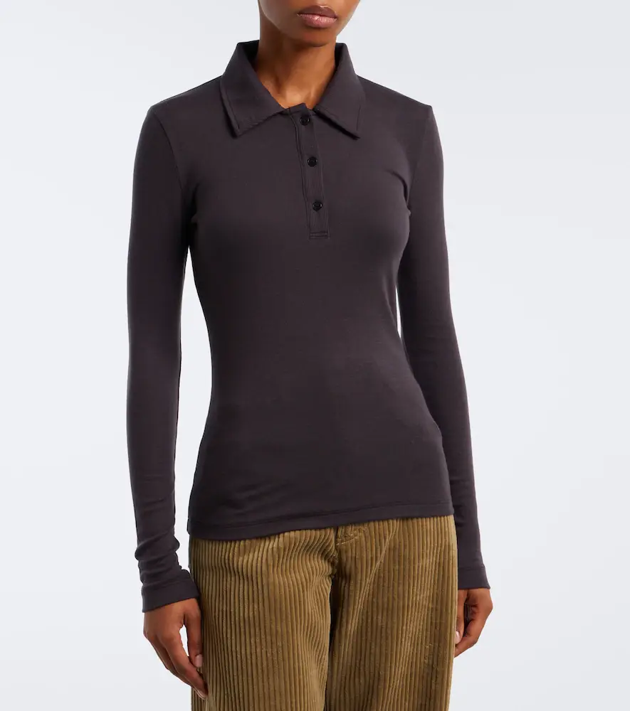 AGOLDE Amos jersey polo shirt | Thumbnail 6 AGOLDE Amos jersey polo shirt | Thumbnail 6