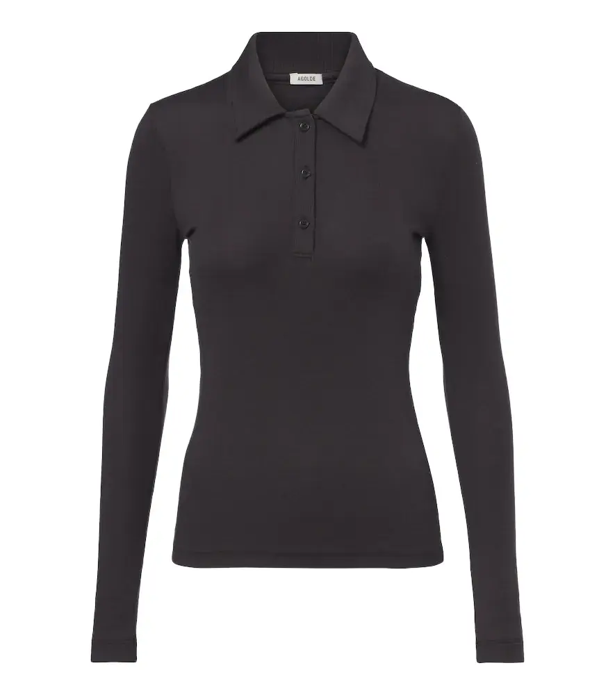Amos jersey polo shirt