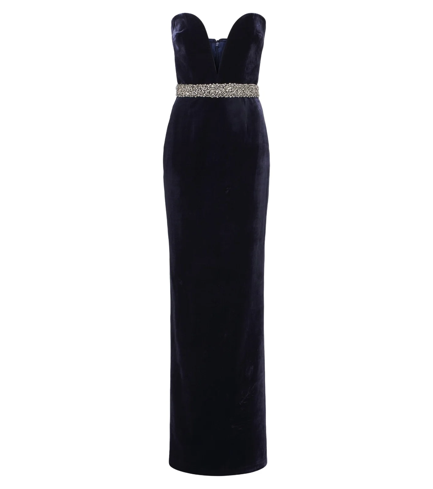 Sienna embellished strapless velvet gown Sienna embellished strapless velvet gown