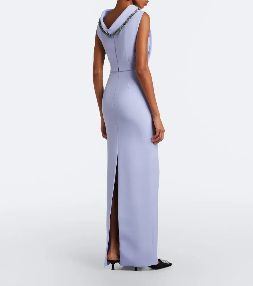 Roland Mouret Embellished crêpe gown | Thumbnail 3