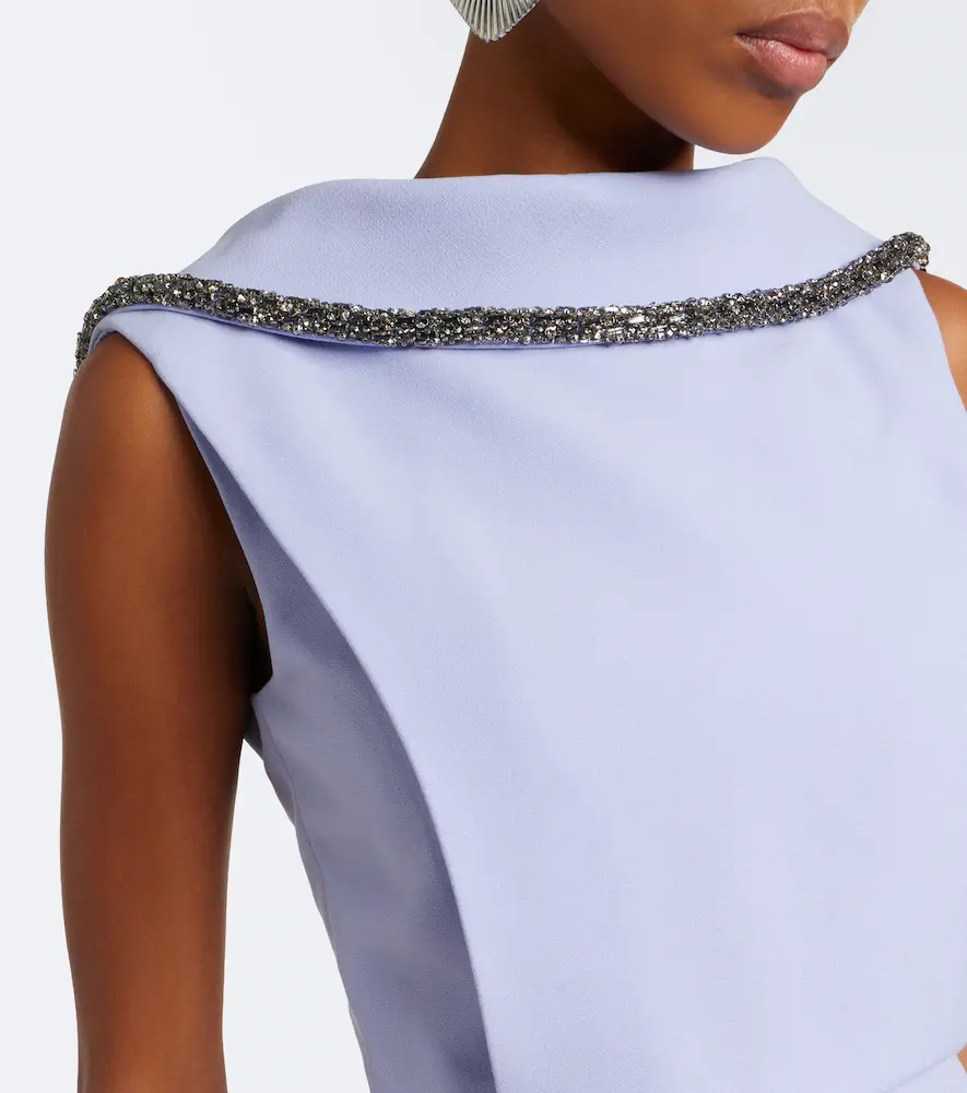 Roland Mouret Embellished crêpe gown | Thumbnail 6