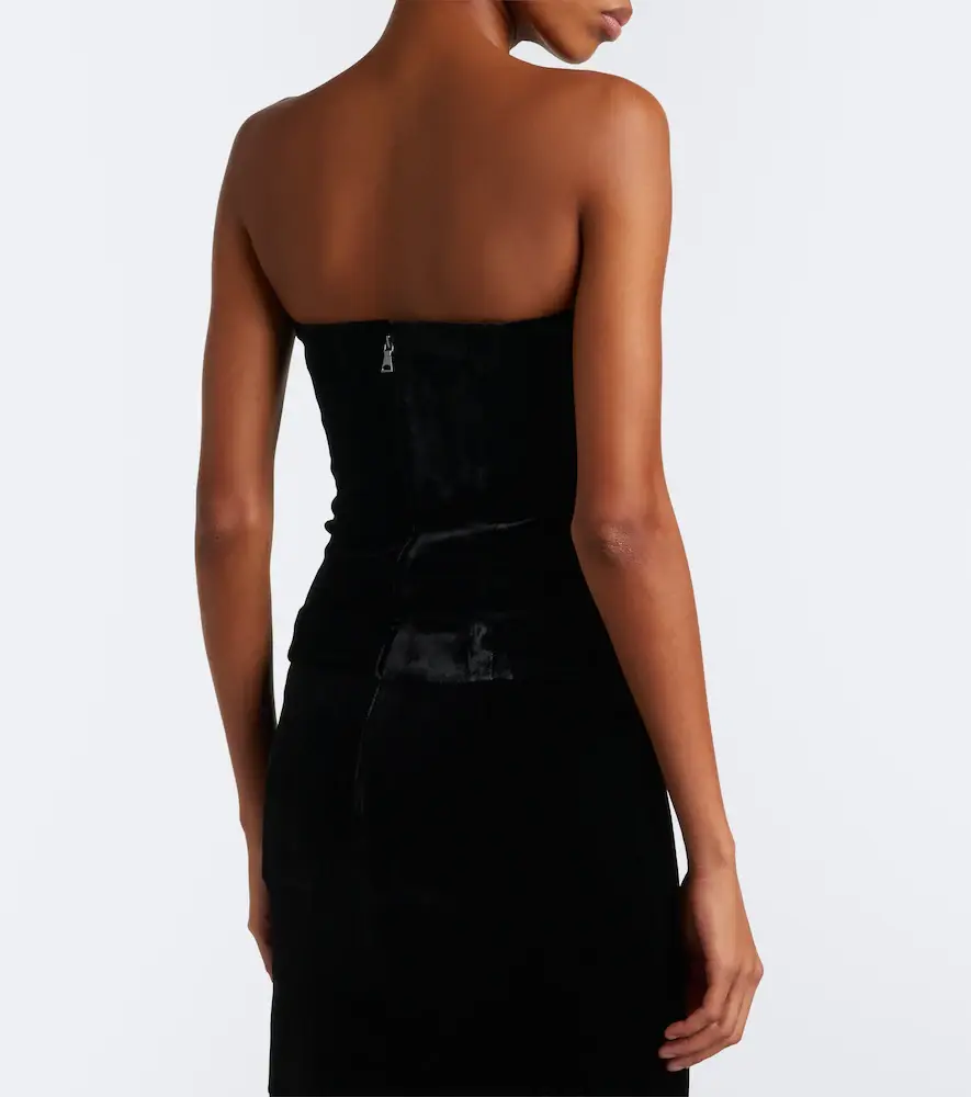 Roland Mouret Velvet corset | Thumbnail 3 Roland Mouret Velvet corset | Thumbnail 3