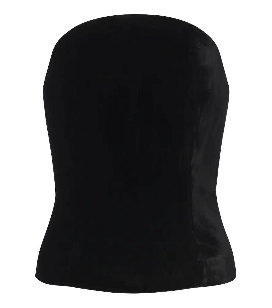Roland Mouret Velvet corset