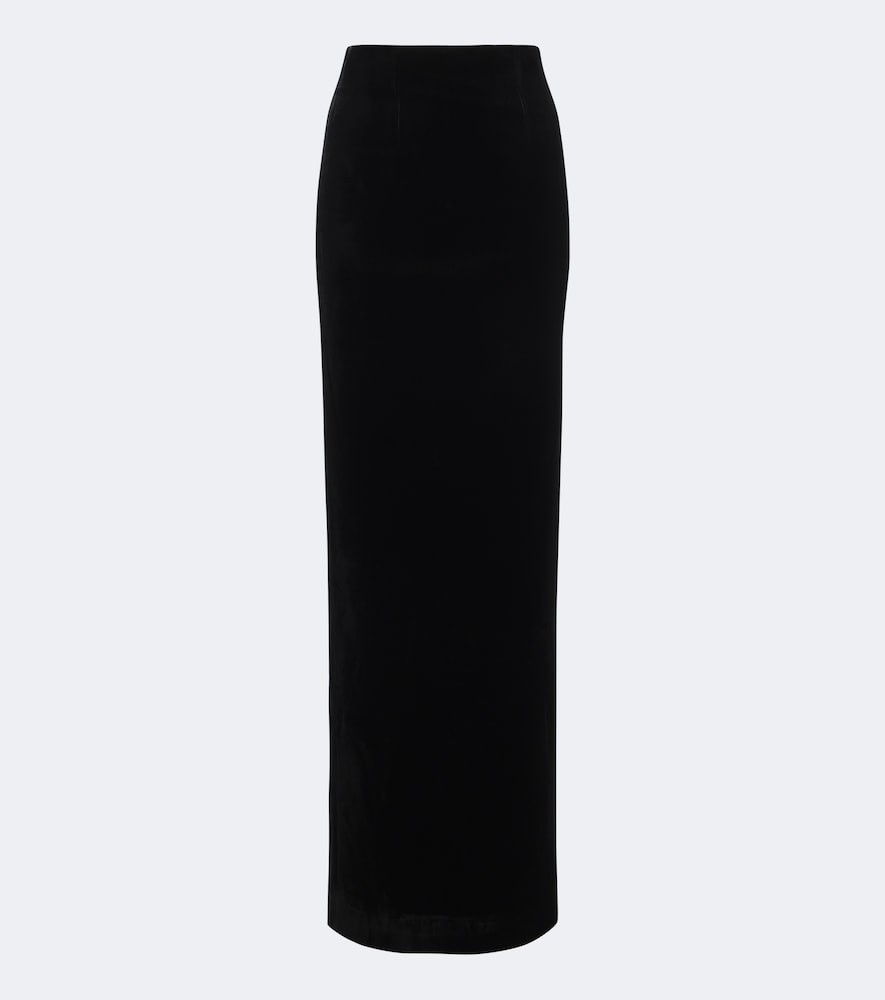 Roland Mouret Velvet maxi skirt