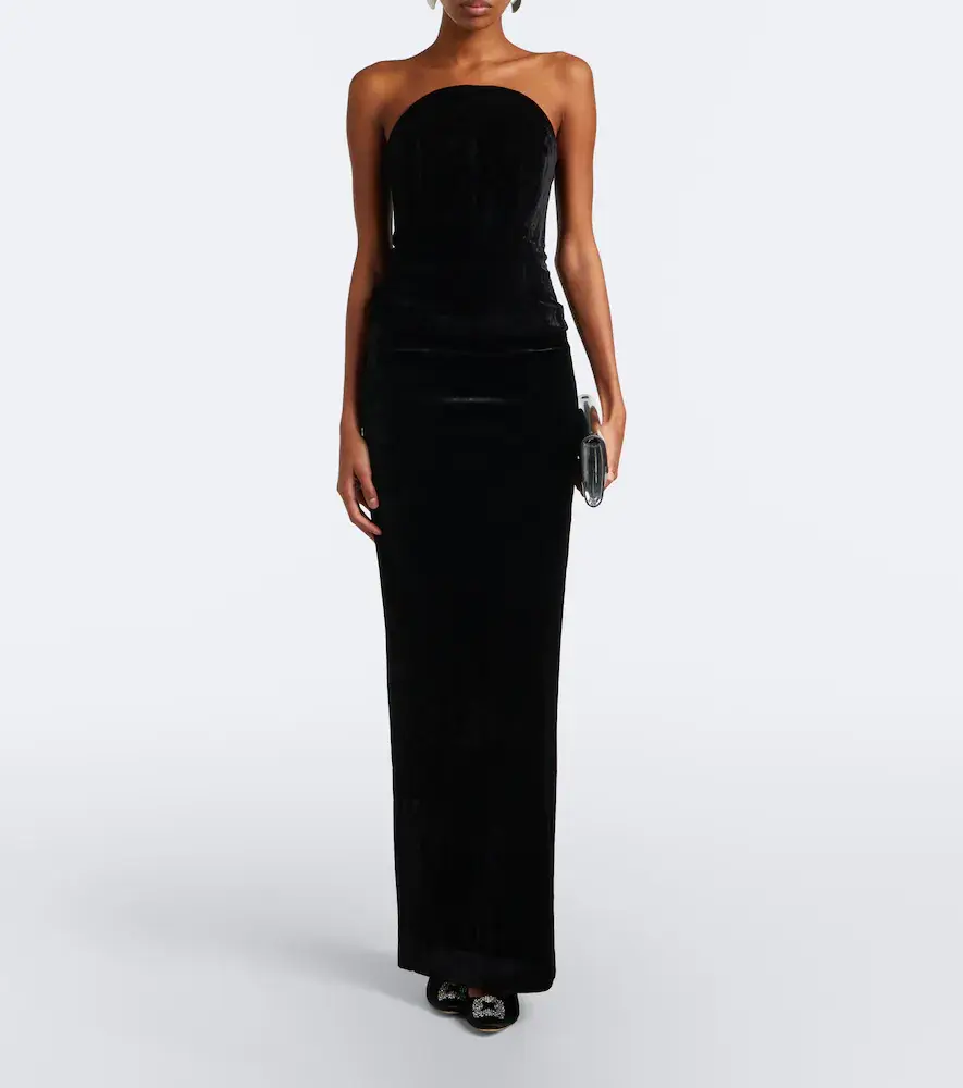 Roland Mouret Velvet maxi skirt | Thumbnail 2 Roland Mouret Velvet maxi skirt | Thumbnail 2