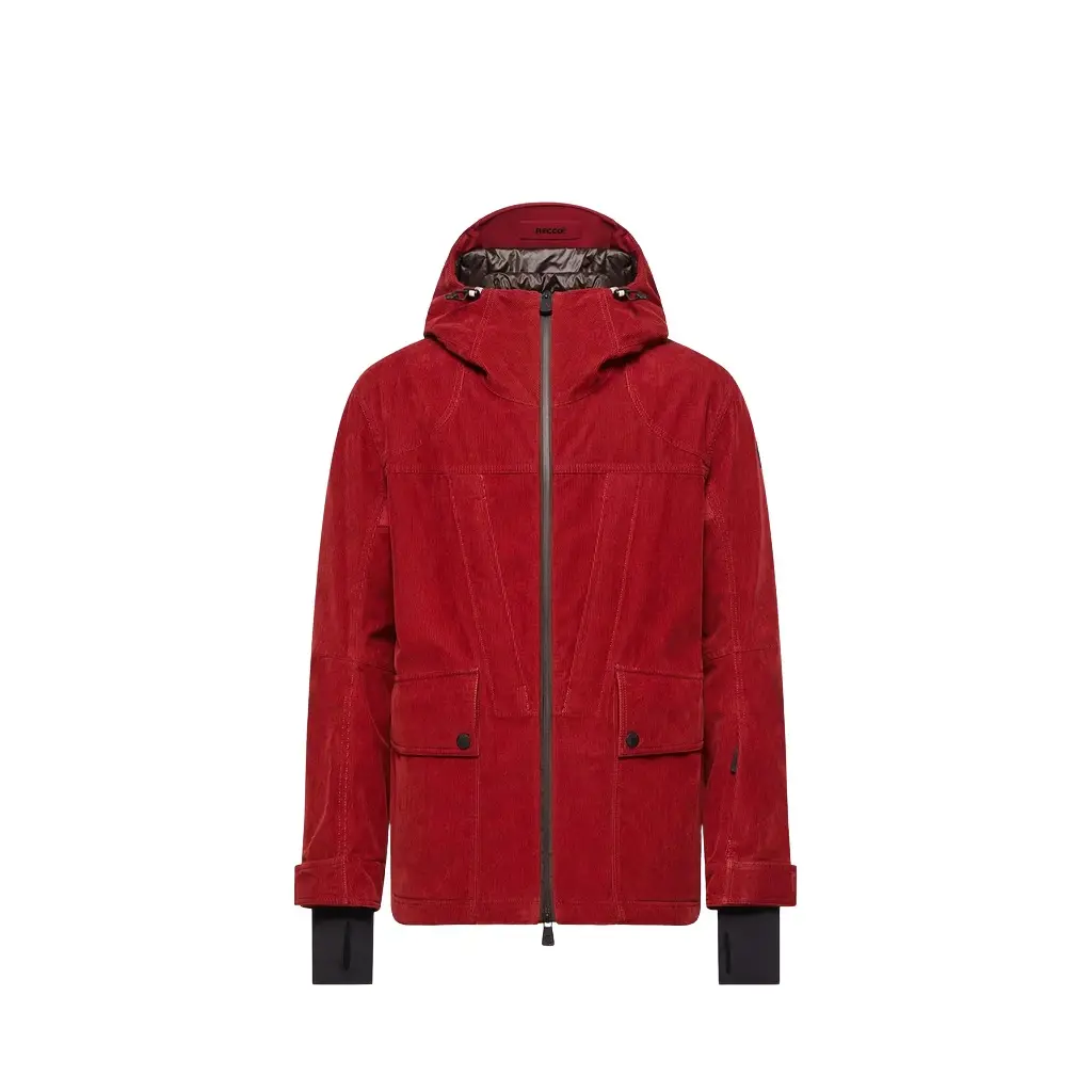 Moncler Grenoble Airolo Corduroy Insulated Hooded Ski Jacket