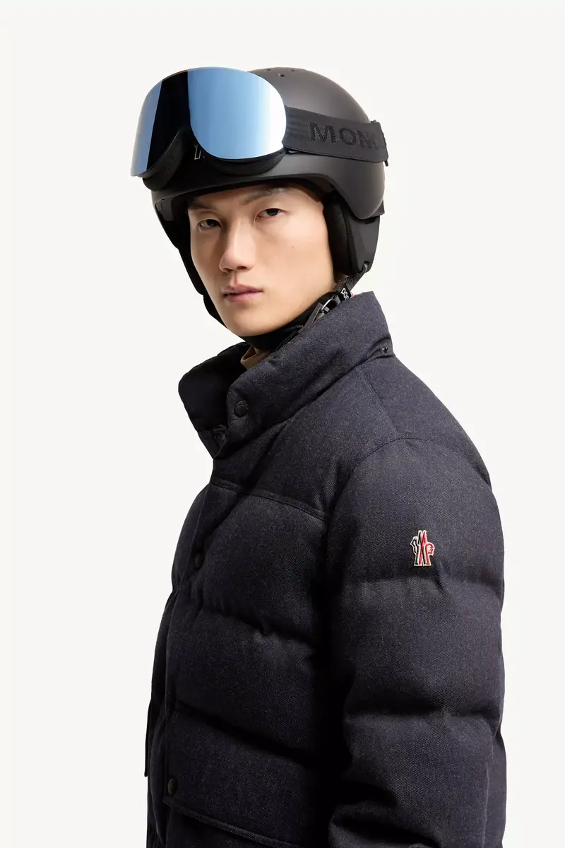 Moncler Grenoble Servance Wool Denim Hooded Down Ski Jacket | Thumbnail 4 Moncler Grenoble Servance Wool Denim Hooded Down Ski Jacket | Thumbnail 4