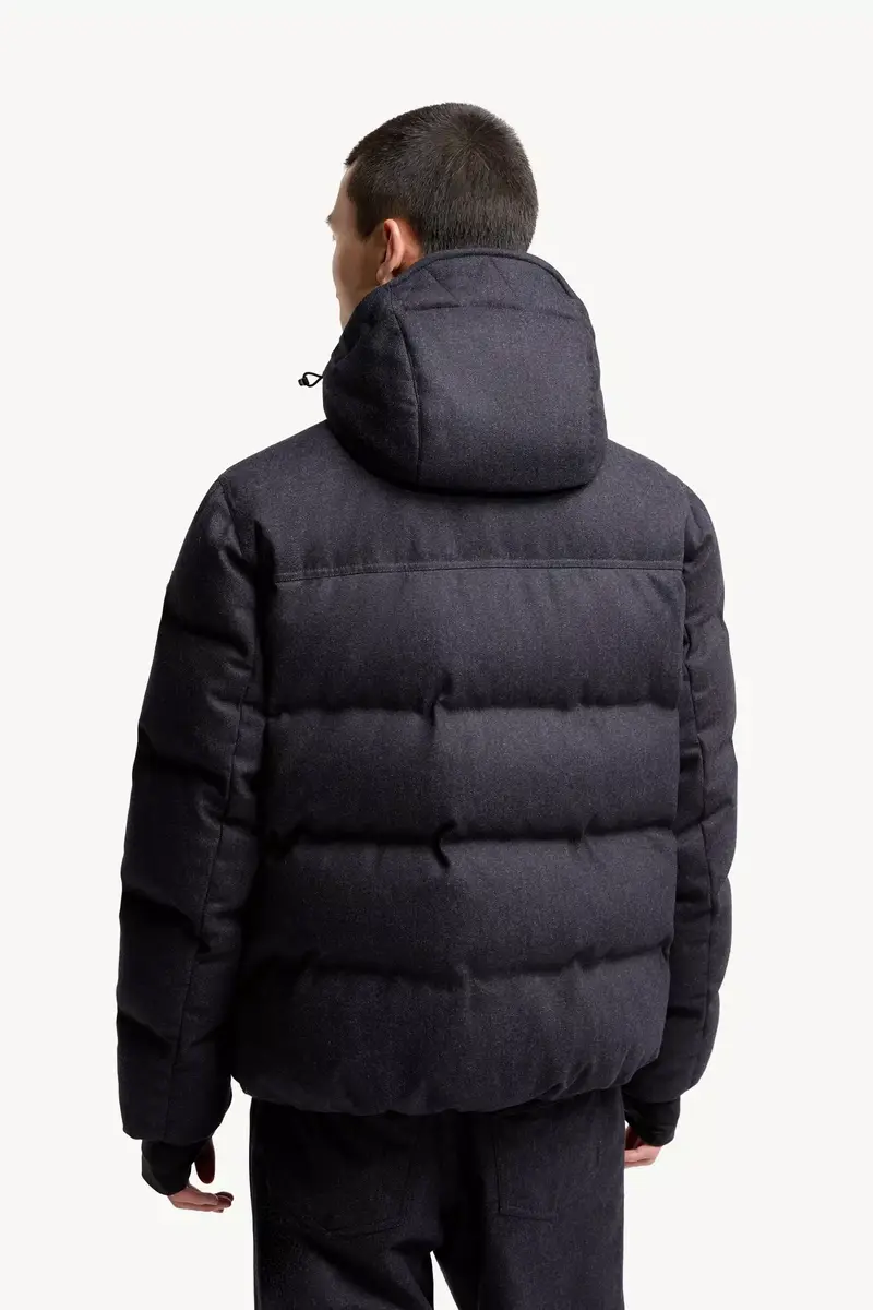 Moncler Grenoble Servance Wool Denim Hooded Down Ski Jacket | Thumbnail 6 Moncler Grenoble Servance Wool Denim Hooded Down Ski Jacket | Thumbnail 6