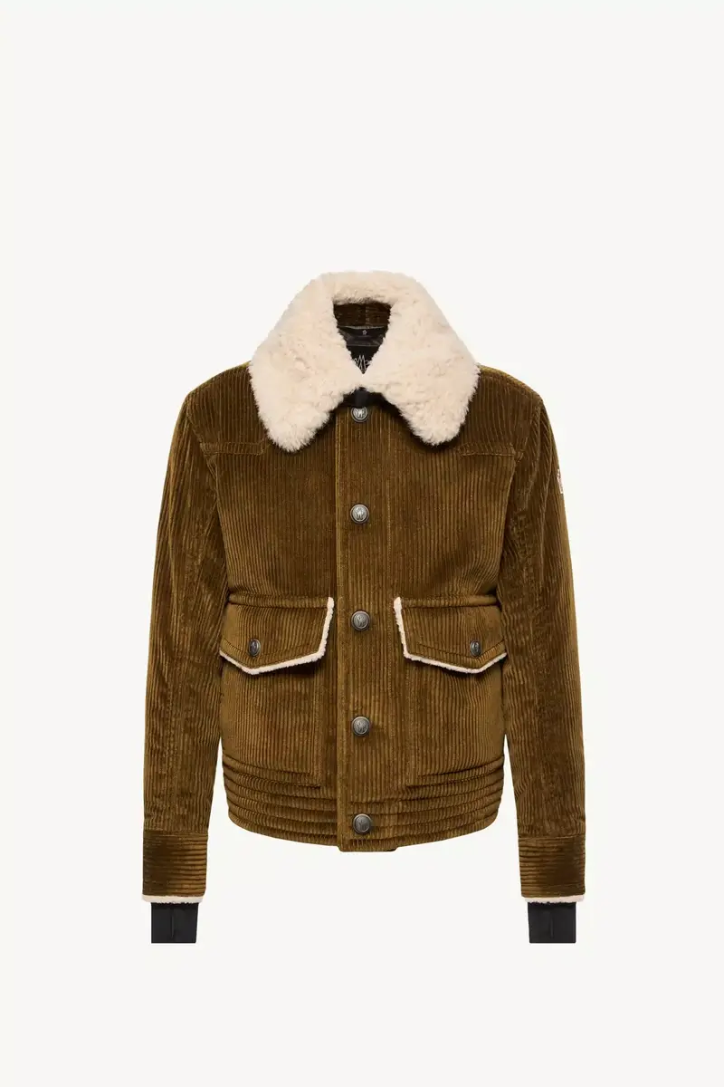 Moncler Grenoble Givrand Shearling-trimmed Corduroy Short Down Jacket | Thumbnail 2 Moncler Grenoble Givrand Shearling-trimmed Corduroy Short Down Jacket | Thumbnail 2