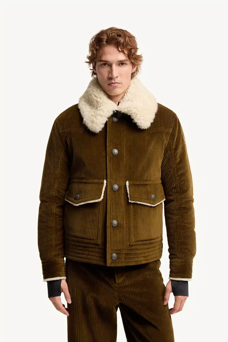 Moncler Grenoble Givrand Shearling-trimmed Corduroy Short Down Jacket | Thumbnail 5 Moncler Grenoble Givrand Shearling-trimmed Corduroy Short Down Jacket | Thumbnail 5