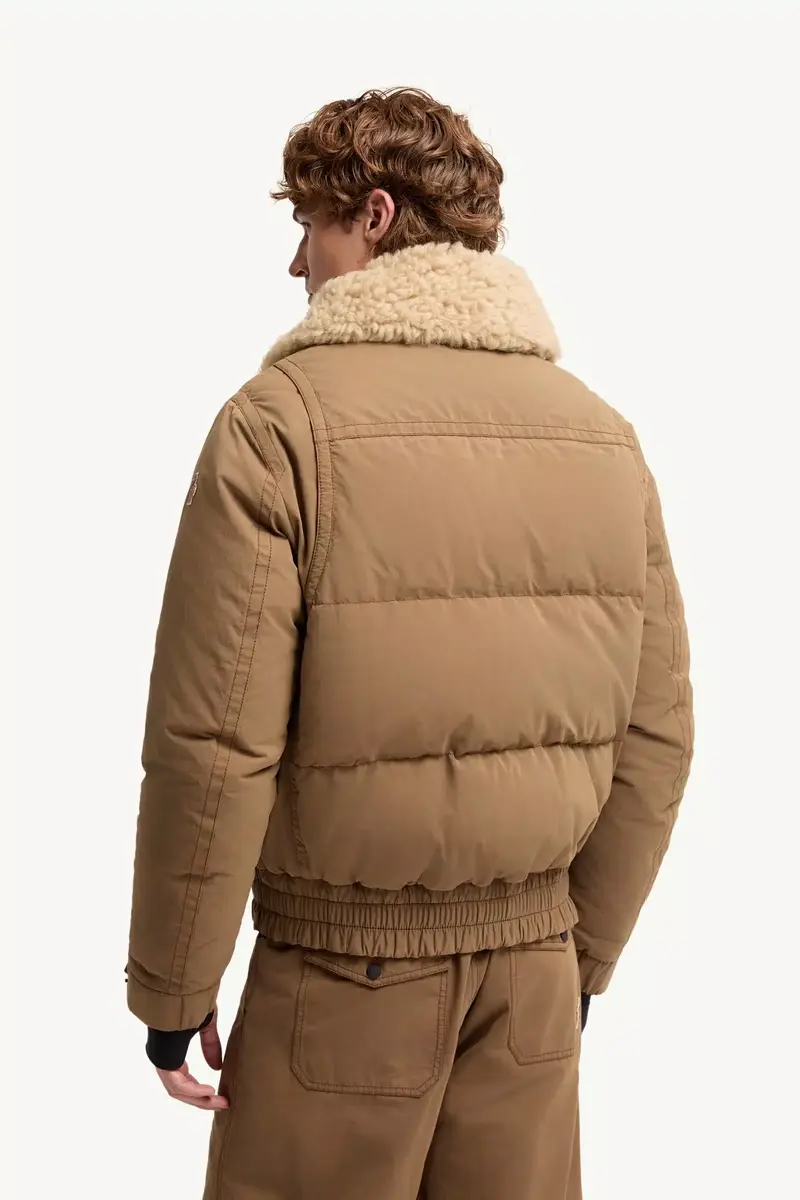 Moncler Grenoble Alpental Shearling-trimmed Canvas Down Bomber Jacket | Thumbnail 6 Moncler Grenoble Alpental Shearling-trimmed Canvas Down Bomber Jacket | Thumbnail 6