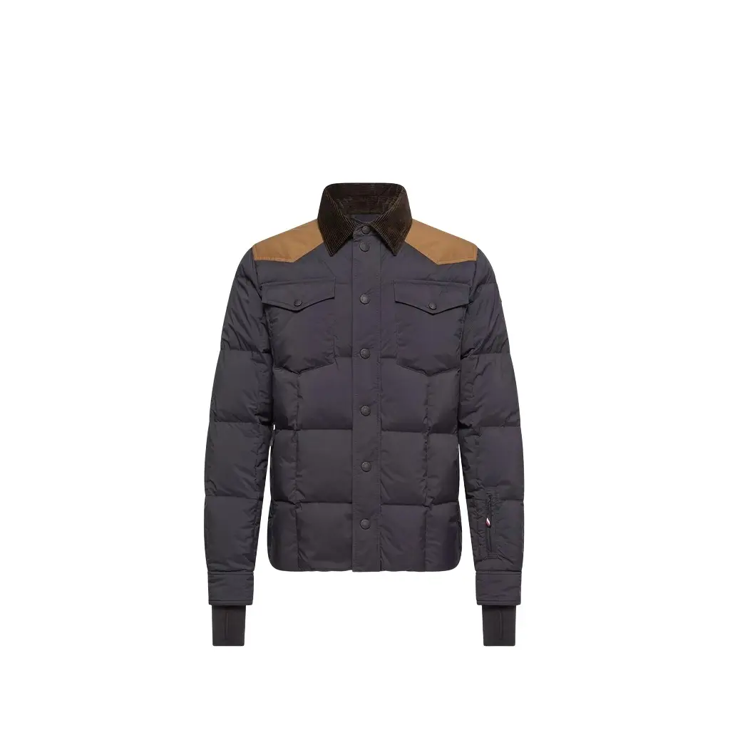 Moncler Grenoble Geltech Corduroy-trimmed Down Ski Jacket