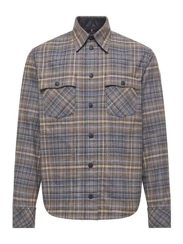Moncler Grenoble Cotton Tartan Shirt