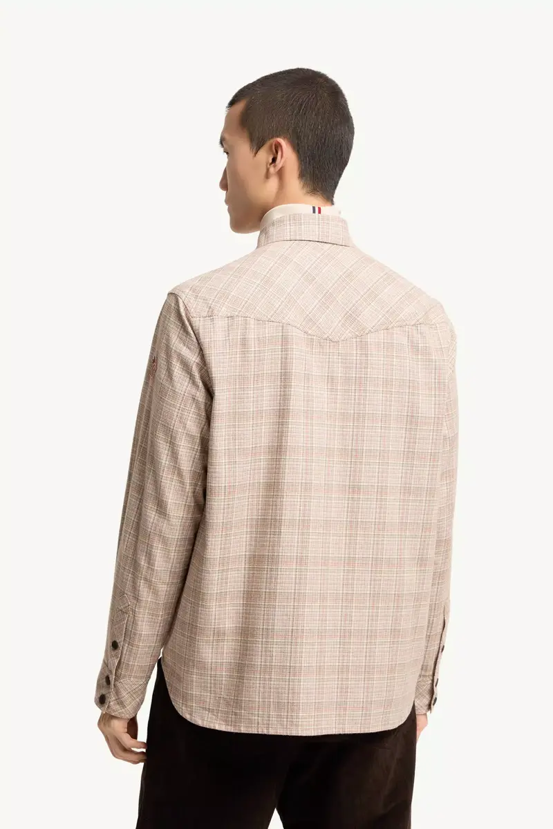 Moncler Grenoble Long Sleeve Check Cotton Shirt | Thumbnail 6 Moncler Grenoble Long Sleeve Check Cotton Shirt | Thumbnail 6