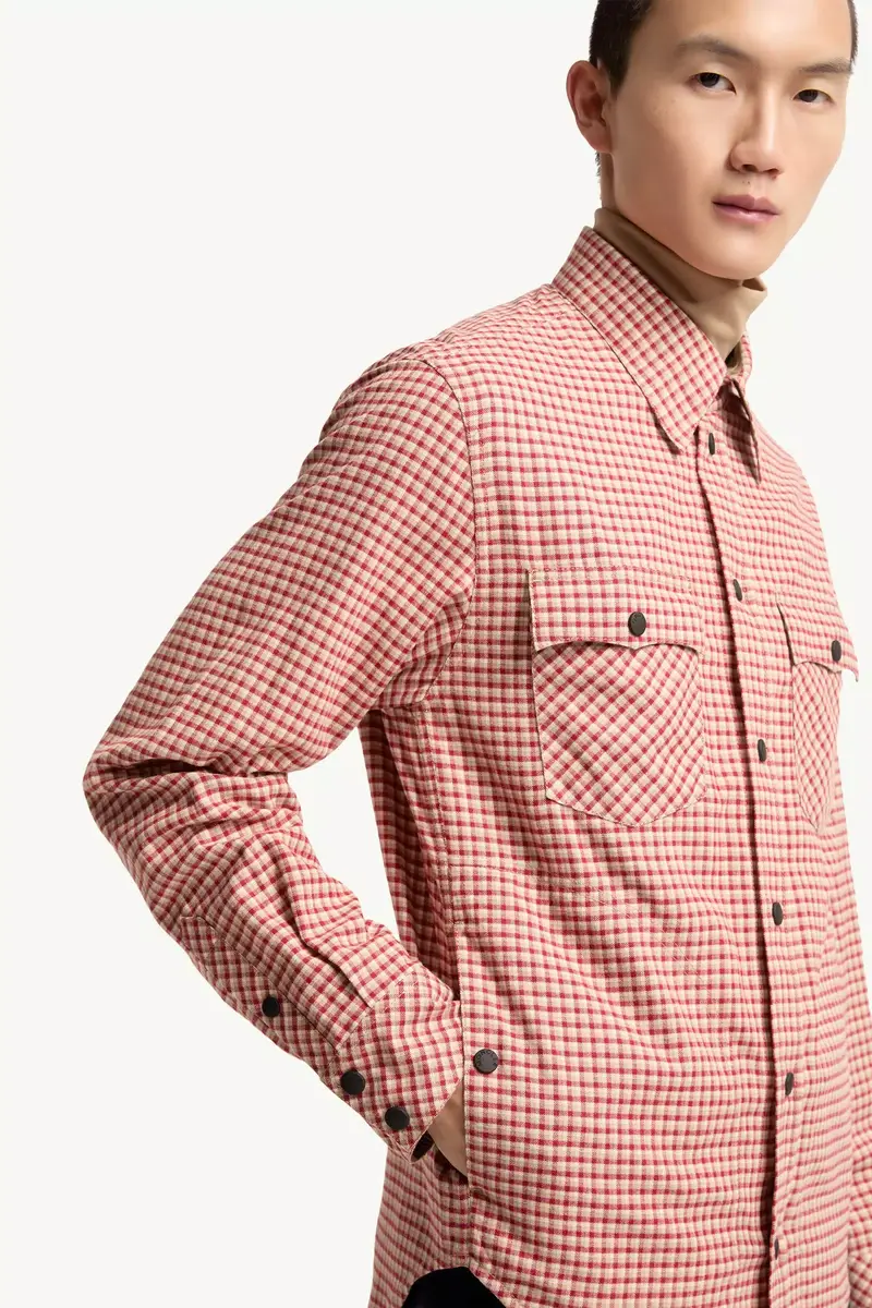Moncler Grenoble Long Sleeve Check Cotton Shirt | Thumbnail 7 Moncler Grenoble Long Sleeve Check Cotton Shirt | Thumbnail 7