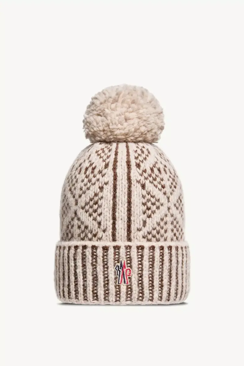 Moncler Grenoble Alpaca & Wool Blend Beanie With Pom Pom | Thumbnail 2 Moncler Grenoble Alpaca & Wool Blend Beanie With Pom Pom | Thumbnail 2