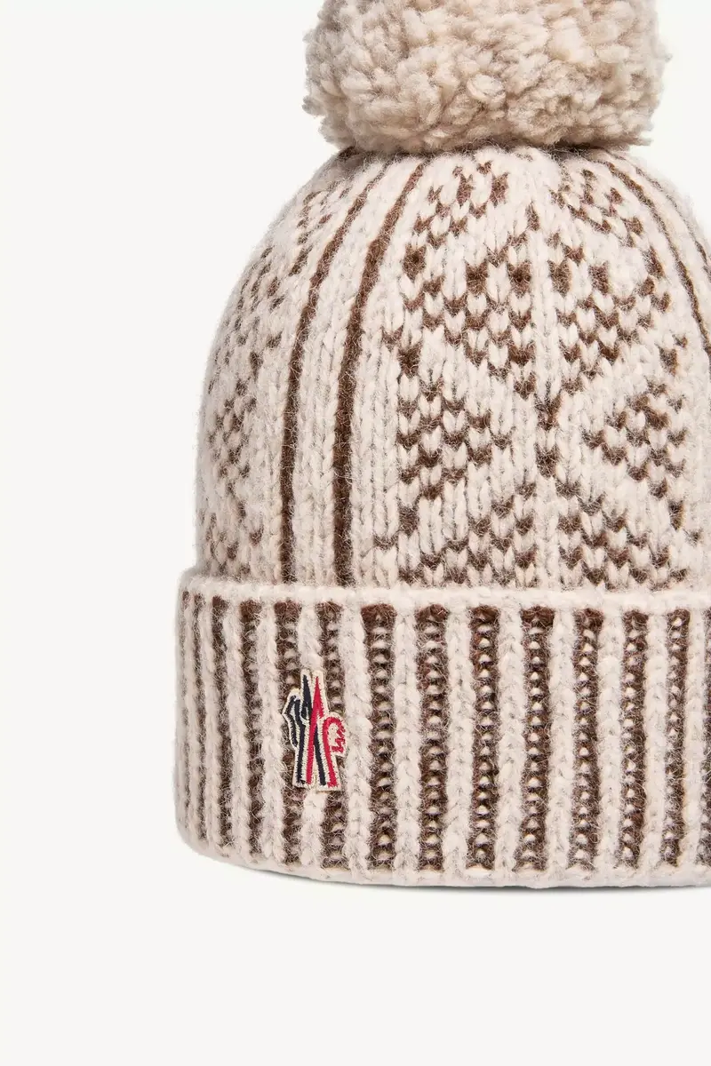 Moncler Grenoble Alpaca & Wool Blend Beanie With Pom Pom | Thumbnail 4 Moncler Grenoble Alpaca & Wool Blend Beanie With Pom Pom | Thumbnail 4