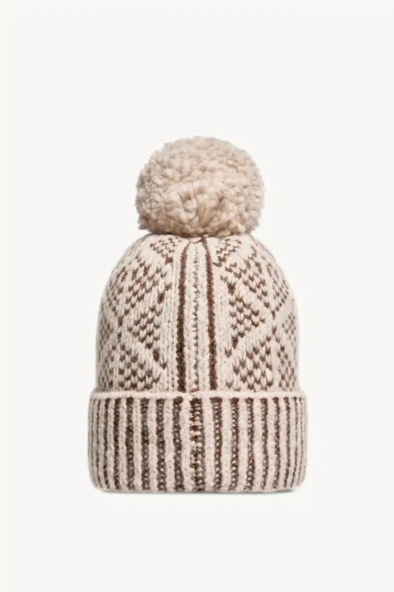 Moncler Grenoble Alpaca & Wool Blend Beanie With Pom Pom | Thumbnail 5 Moncler Grenoble Alpaca & Wool Blend Beanie With Pom Pom | Thumbnail 5