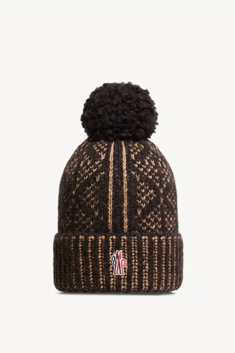 Moncler Grenoble Alpaca & Wool Blend Beanie With Pom Pom | Thumbnail 2 Moncler Grenoble Alpaca & Wool Blend Beanie With Pom Pom | Thumbnail 2
