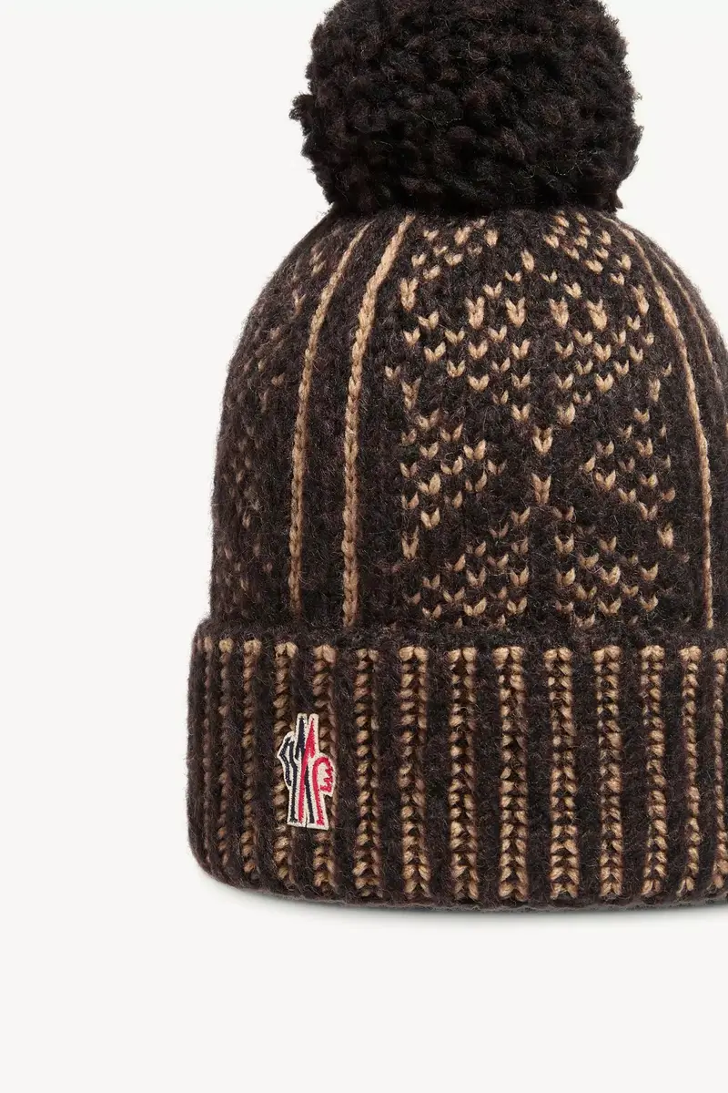 Moncler Grenoble Alpaca & Wool Blend Beanie With Pom Pom | Thumbnail 4 Moncler Grenoble Alpaca & Wool Blend Beanie With Pom Pom | Thumbnail 4