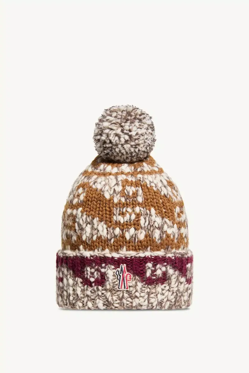 Moncler Grenoble Alpaca & Wool Blend Beanie With Pom Pom | Thumbnail 2 Moncler Grenoble Alpaca & Wool Blend Beanie With Pom Pom | Thumbnail 2