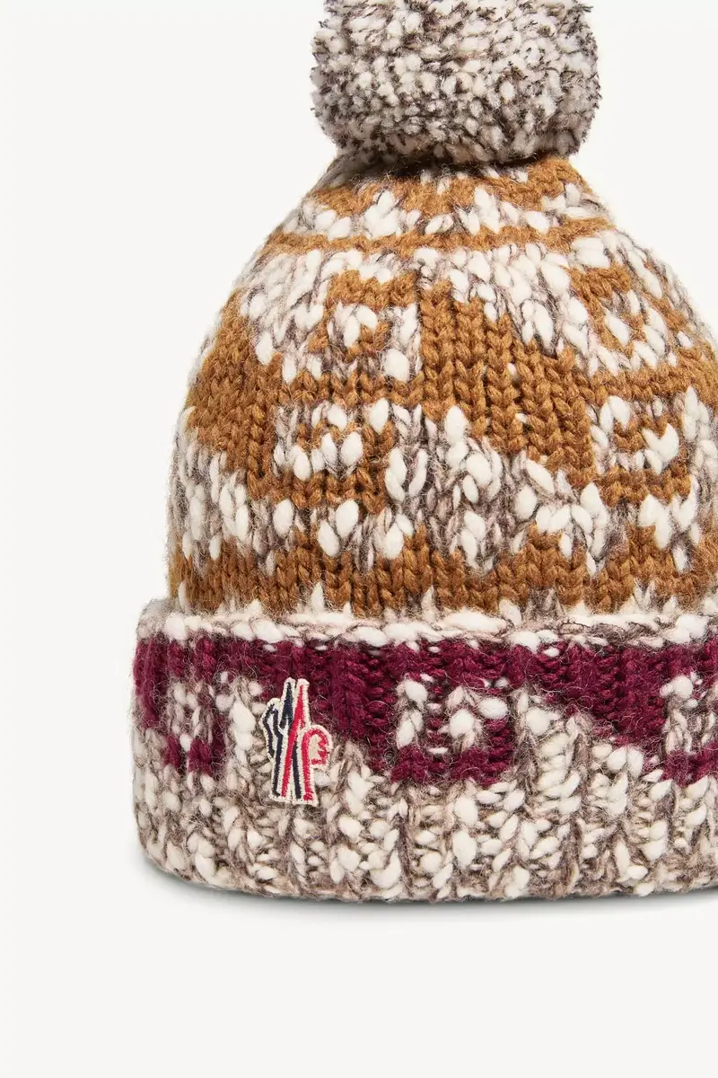 Moncler Grenoble Alpaca & Wool Blend Beanie With Pom Pom | Thumbnail 4 Moncler Grenoble Alpaca & Wool Blend Beanie With Pom Pom | Thumbnail 4