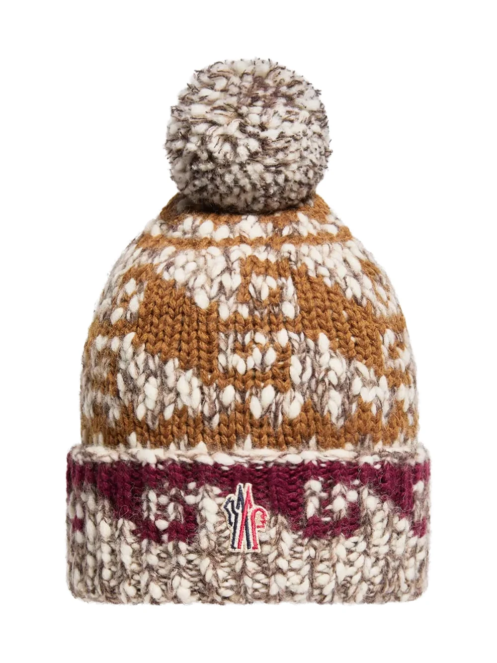 Moncler Grenoble Alpaca & Wool Blend Beanie With Pom Pom