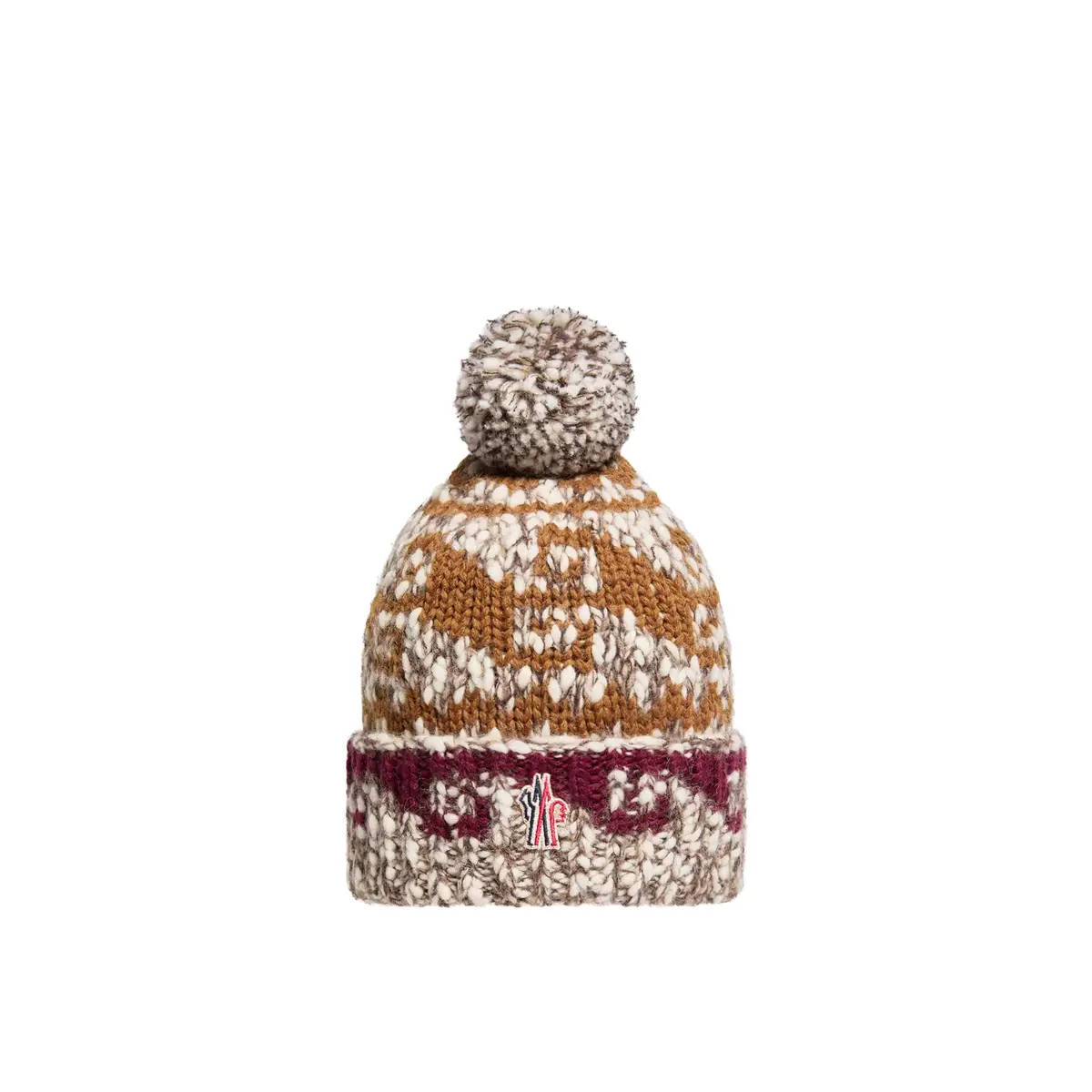 Moncler Grenoble Alpaca & Wool Blend Beanie With Pom Pom