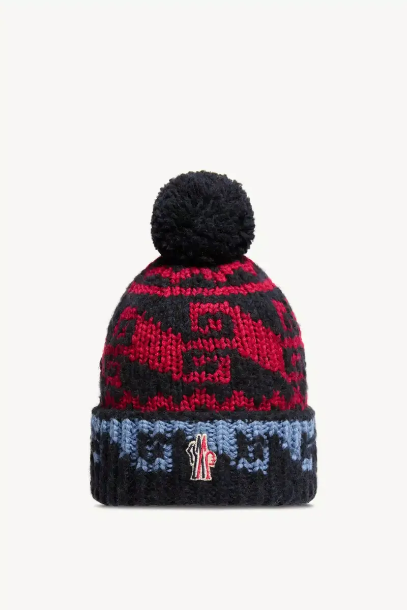 Moncler Grenoble Alpaca & Wool Blend Beanie With Pom Pom | Thumbnail 2 Moncler Grenoble Alpaca & Wool Blend Beanie With Pom Pom | Thumbnail 2