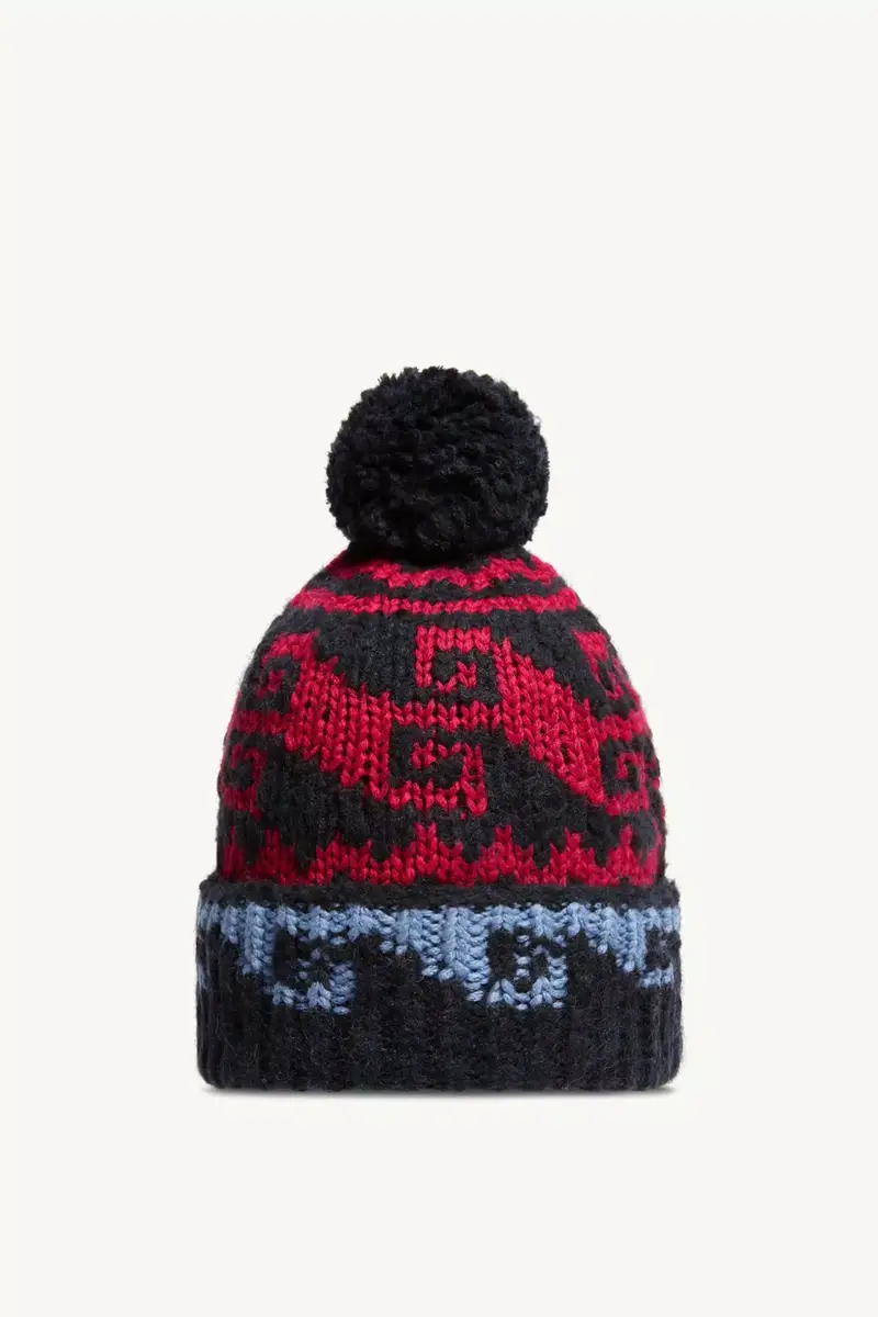 Moncler Grenoble Alpaca & Wool Blend Beanie With Pom Pom | Thumbnail 5 Moncler Grenoble Alpaca & Wool Blend Beanie With Pom Pom | Thumbnail 5