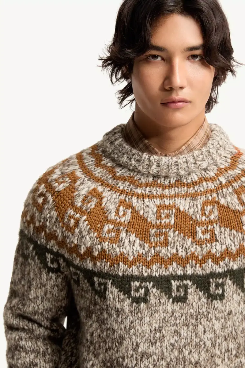Moncler Grenoble Geometric Jacquard Wool & Alpaca Blend Sweater | Thumbnail 7 Moncler Grenoble Geometric Jacquard Wool & Alpaca Blend Sweater | Thumbnail 7