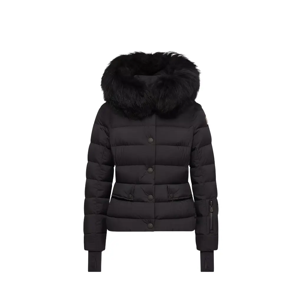Armoniques Hooded Shearling-trimmed Down Ski Jacket Armoniques Hooded Shearling-trimmed Down Ski Jacket