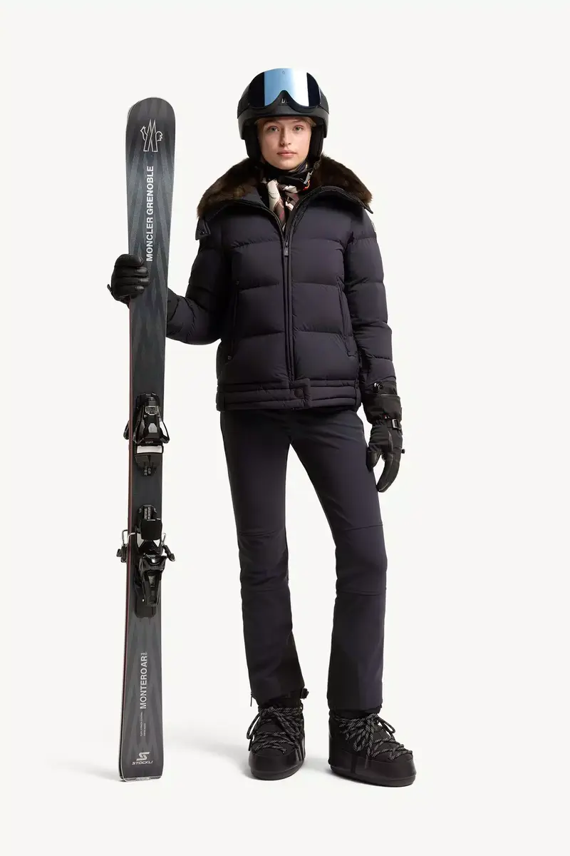 Moncler Grenoble Arabbas Shearling-trimmed Down Ski Jacket | Thumbnail 3 Moncler Grenoble Arabbas Shearling-trimmed Down Ski Jacket | Thumbnail 3