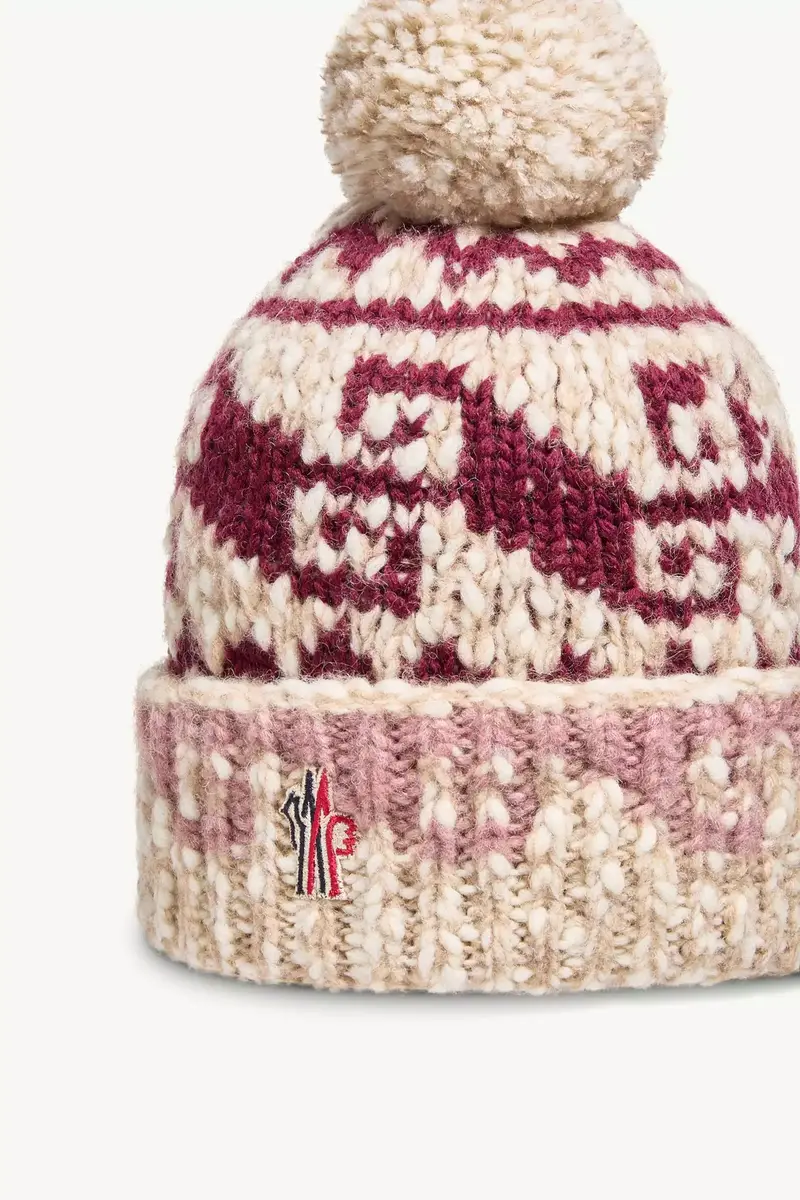 Moncler Grenoble Alpaca & Wool Blend Beanie With Pom Pom | Thumbnail 4