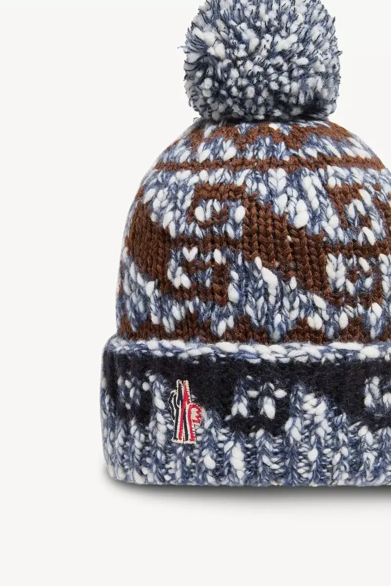 Moncler Grenoble Alpaca & Wool Blend Beanie With Pom Pom | Thumbnail 4
