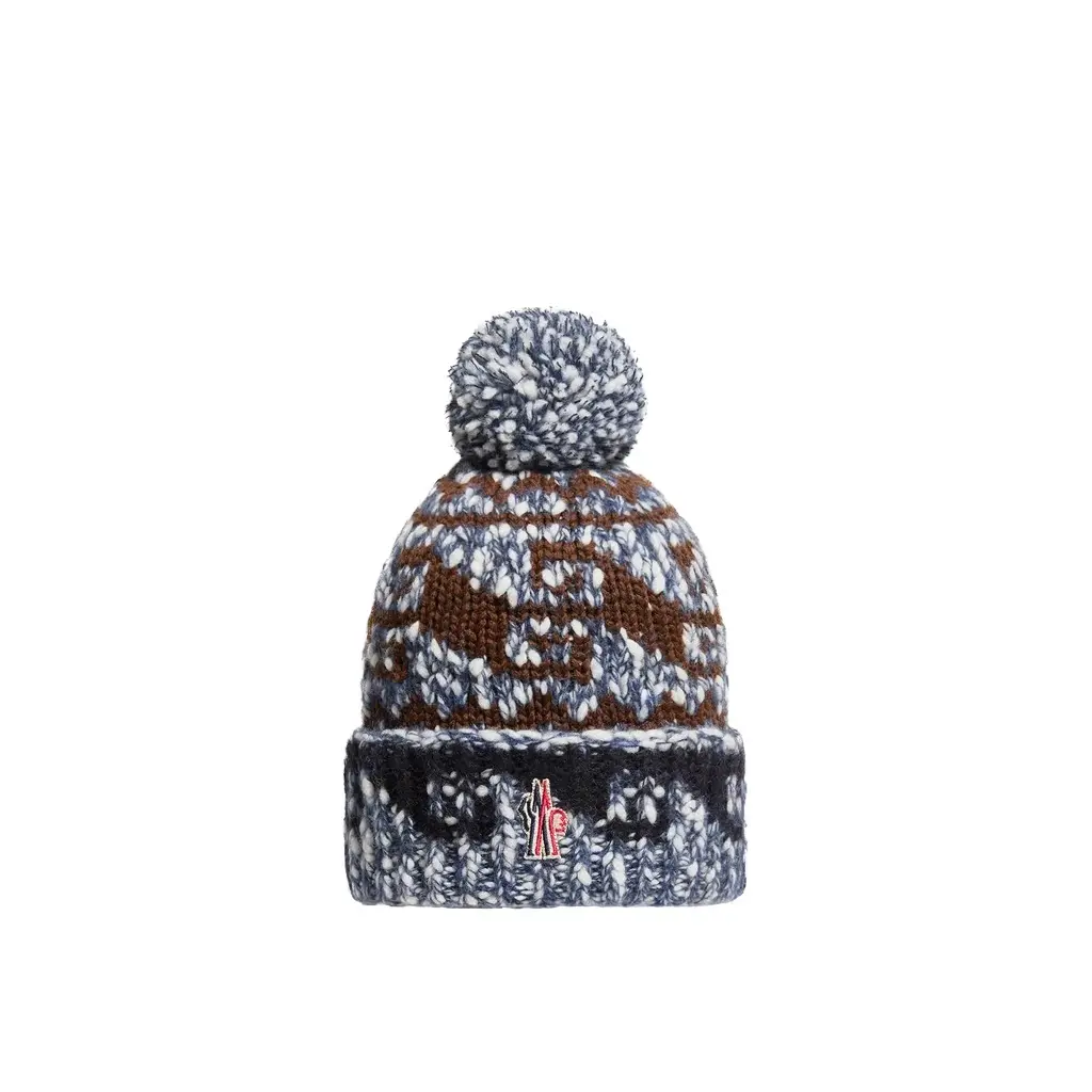 Alpaca & Wool Blend Beanie With Pom Pom Alpaca & Wool Blend Beanie With Pom Pom