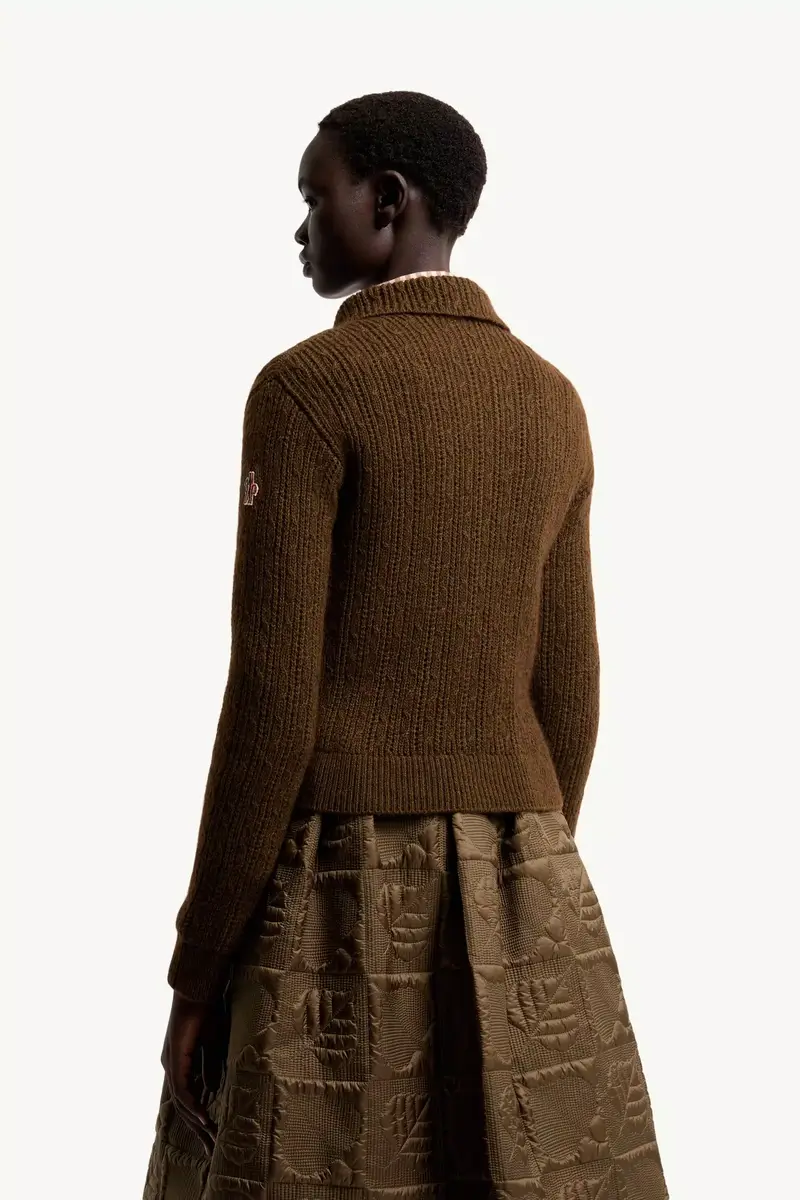 Moncler Grenoble Wool & Mohair Blend Knit Polo Shirt | Thumbnail 6 Moncler Grenoble Wool & Mohair Blend Knit Polo Shirt | Thumbnail 6