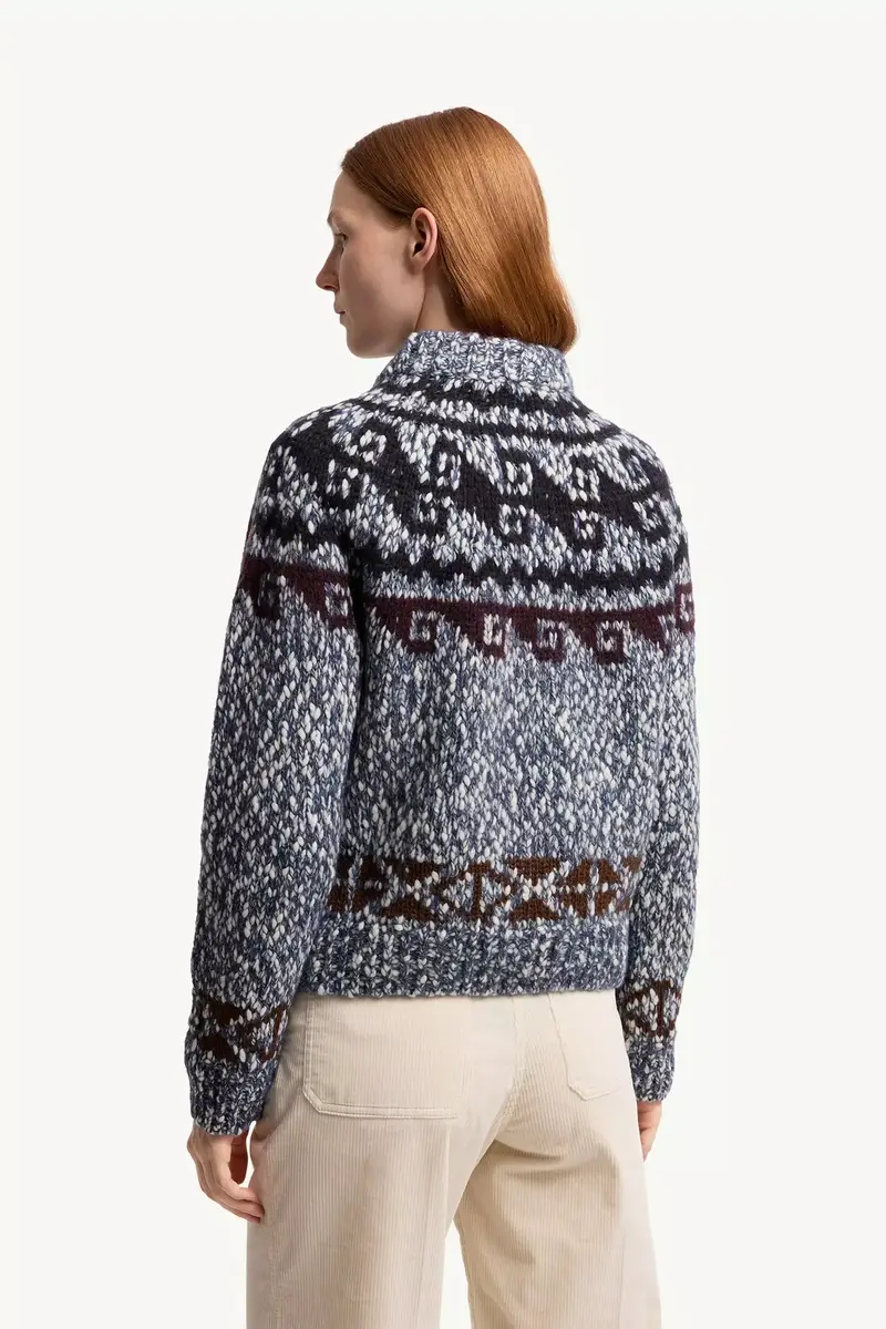 Moncler Grenoble Geometric Jacquard Wool Blend Sweater | Thumbnail 6 Moncler Grenoble Geometric Jacquard Wool Blend Sweater | Thumbnail 6