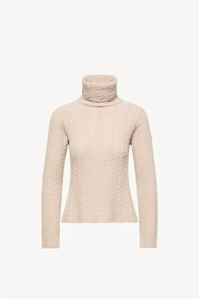 Moncler Grenoble Cable Knit Wool Blend Turtleneck | Thumbnail 2 Moncler Grenoble Cable Knit Wool Blend Turtleneck | Thumbnail 2