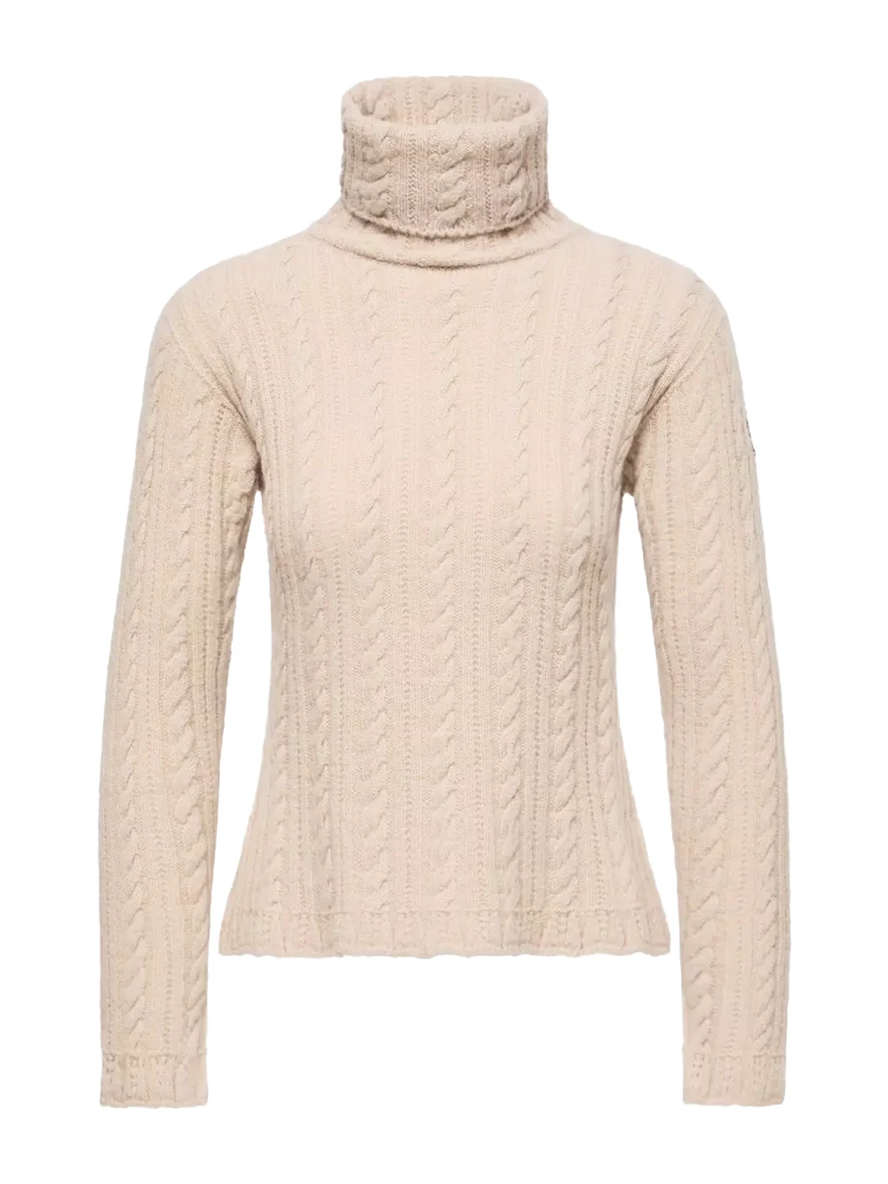 Moncler Grenoble Cable Knit Wool Blend Turtleneck