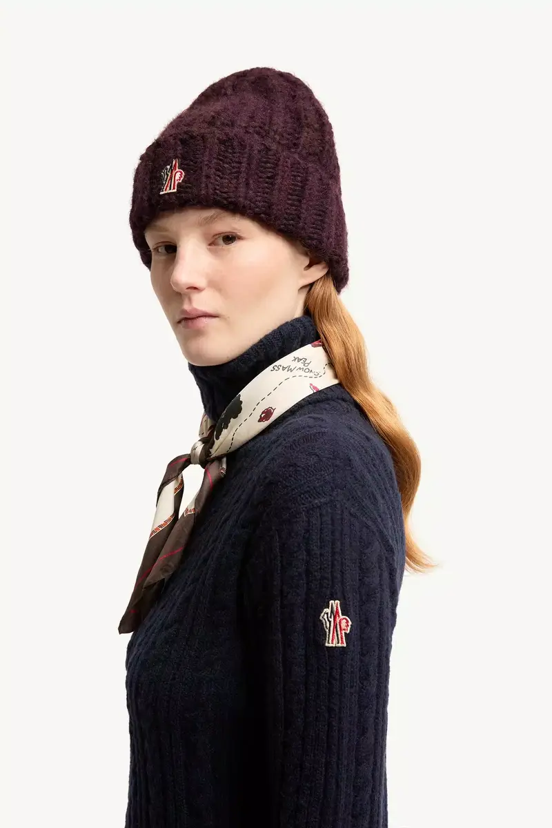 Moncler Grenoble Cable Knit Wool Blend Turtleneck | Thumbnail 4 Moncler Grenoble Cable Knit Wool Blend Turtleneck | Thumbnail 4