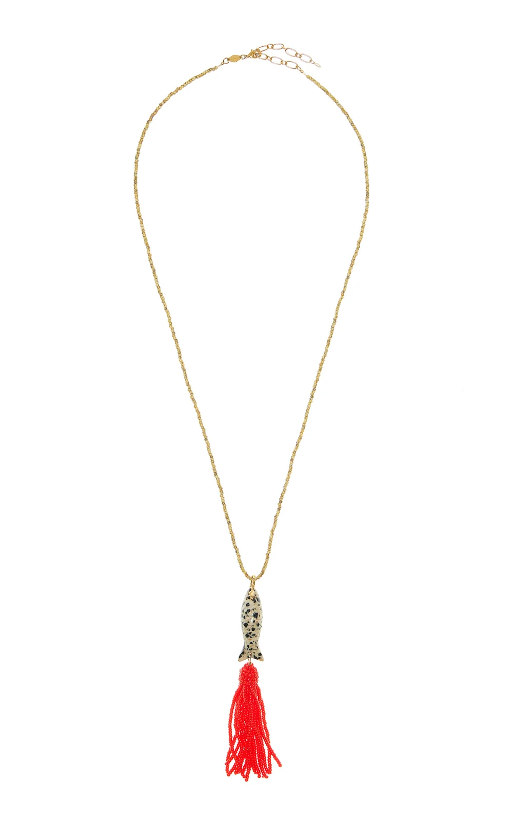 ANNI LU Nomadica Tasseled Multi-Stone Necklace