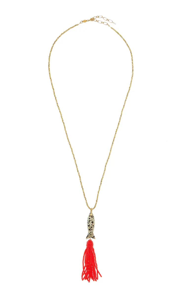 Nomadica Tasseled Multi-Stone Necklace Nomadica Tasseled Multi-Stone Necklace